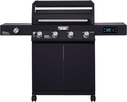 Monument Grills Denali 425 Black Smart Tech Propane Gas Grills